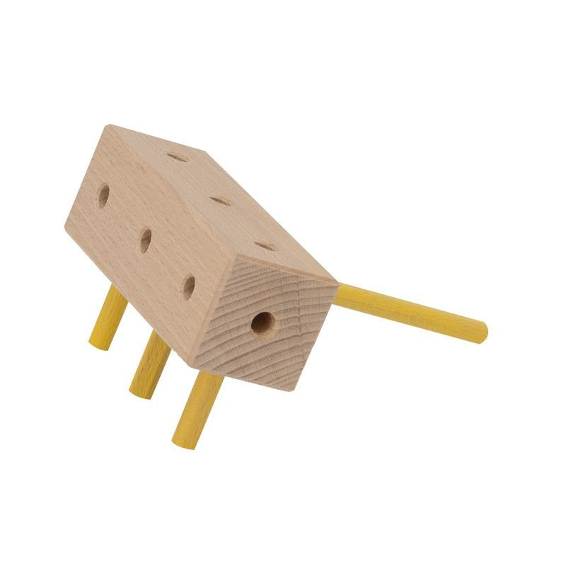 Set cuburi de constructie din lemn Maker 34 piese, +3 ani, Matador - Manute Creative