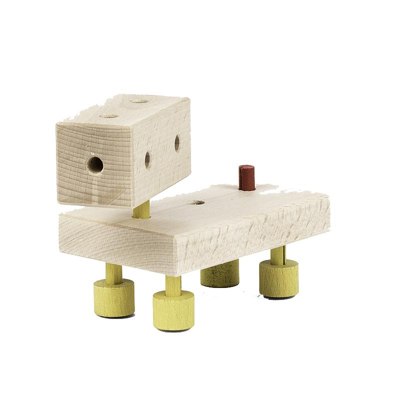 Set cuburi de constructie din lemn Maker 70 piese, +3 ani, Matador - Manute Creative