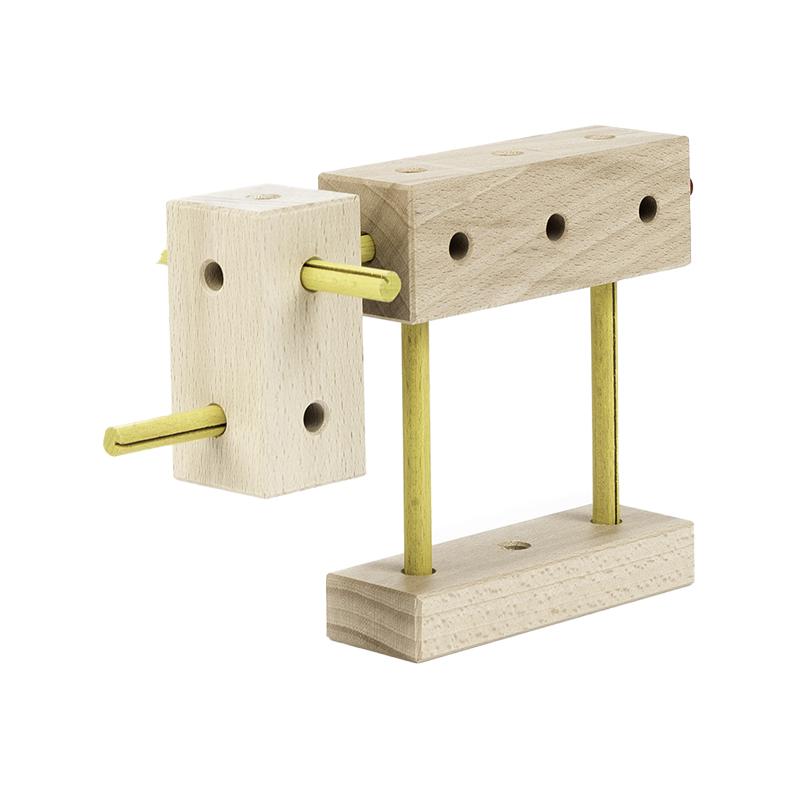 Set cuburi de constructie din lemn Maker 70 piese, +3 ani, Matador - Manute Creative