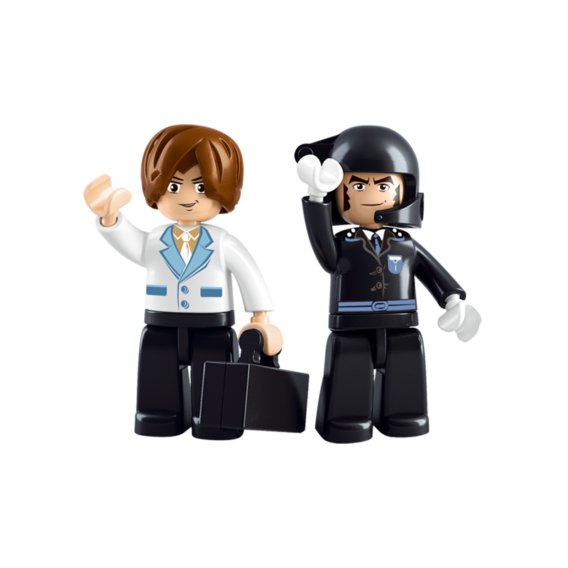 Set de constructie, Hidroavion, 214 piese, Sluban