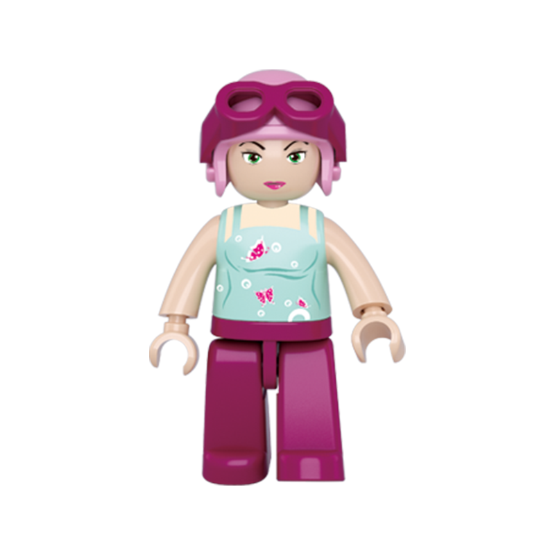 Set de constructie, Girl's Dream Motocicleta cu Atas, 67 piese, Sluban