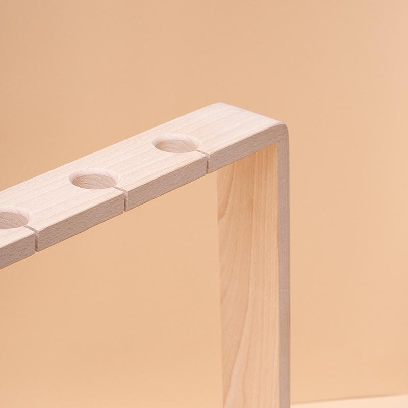 Centru de activitati pentru bebelusi Baby Gym, lemn, Mobbli - Manute Creative