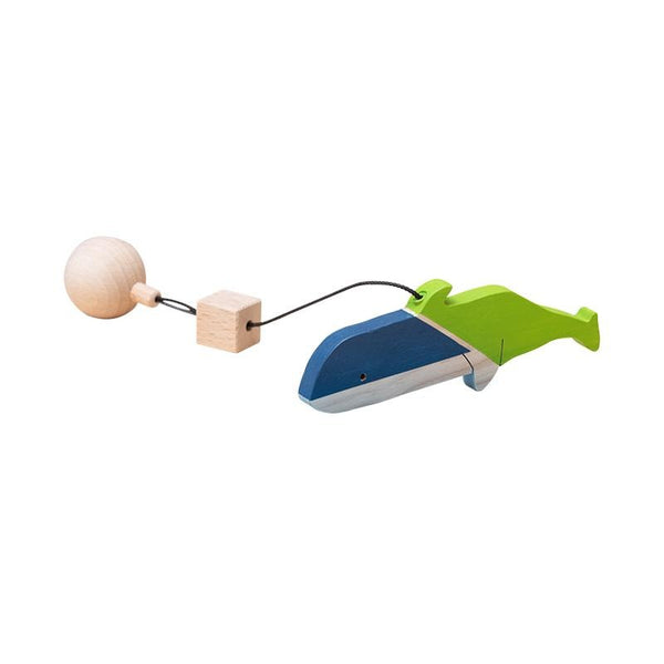 Jucarie din lemn orca, colorat, pentru carusel / centru de activitati, Mobbli - Manute Creative