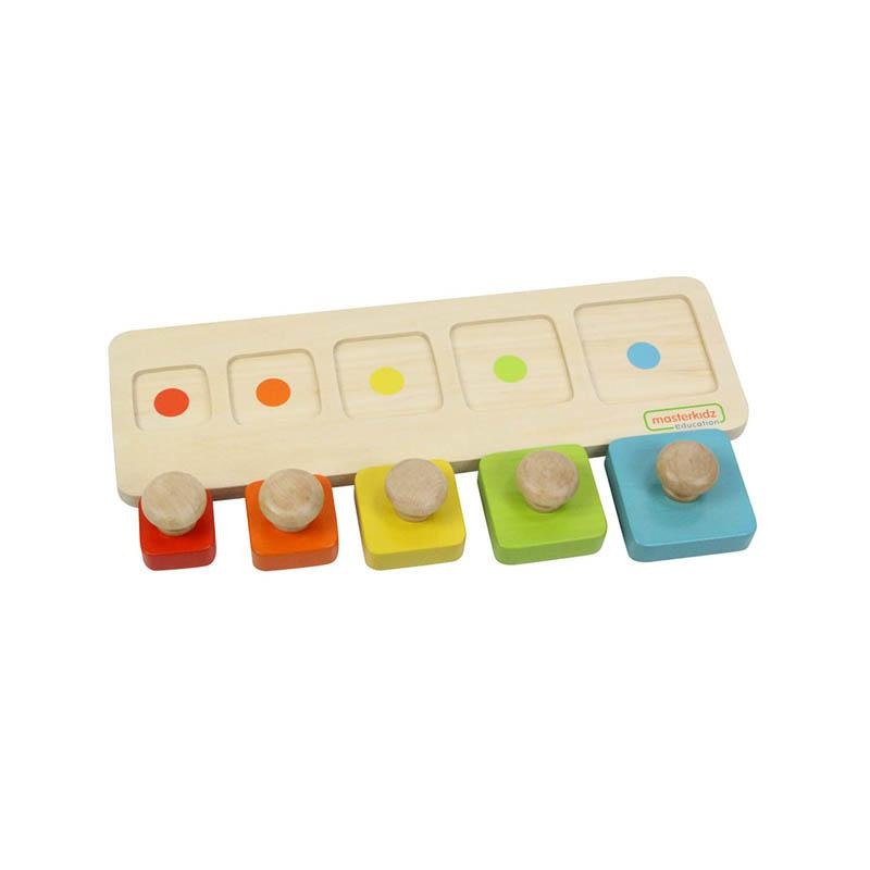 Puzzle joc de ordonare si sortare dupa dimensiune, +2 ani, Masterkidz