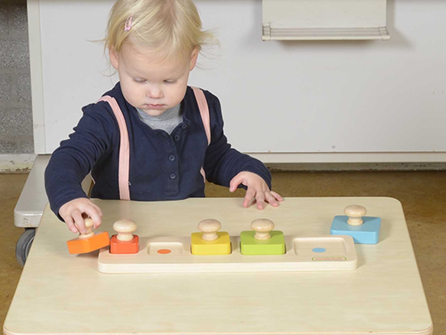Puzzle joc de ordonare si sortare dupa dimensiune, +2 ani, Masterkidz