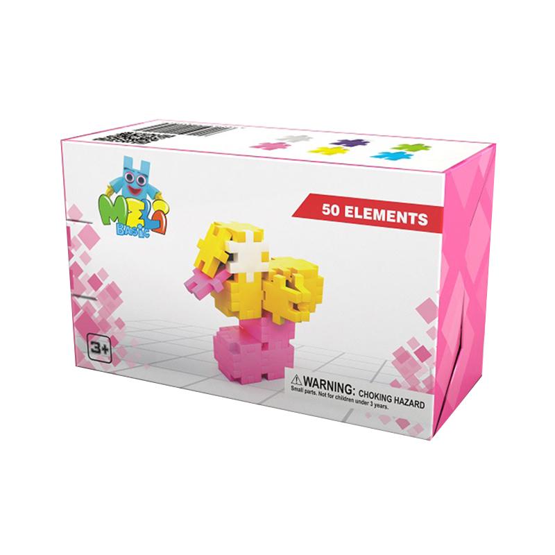 Set de constructie creativa Basic Girls 50 piese, Meli