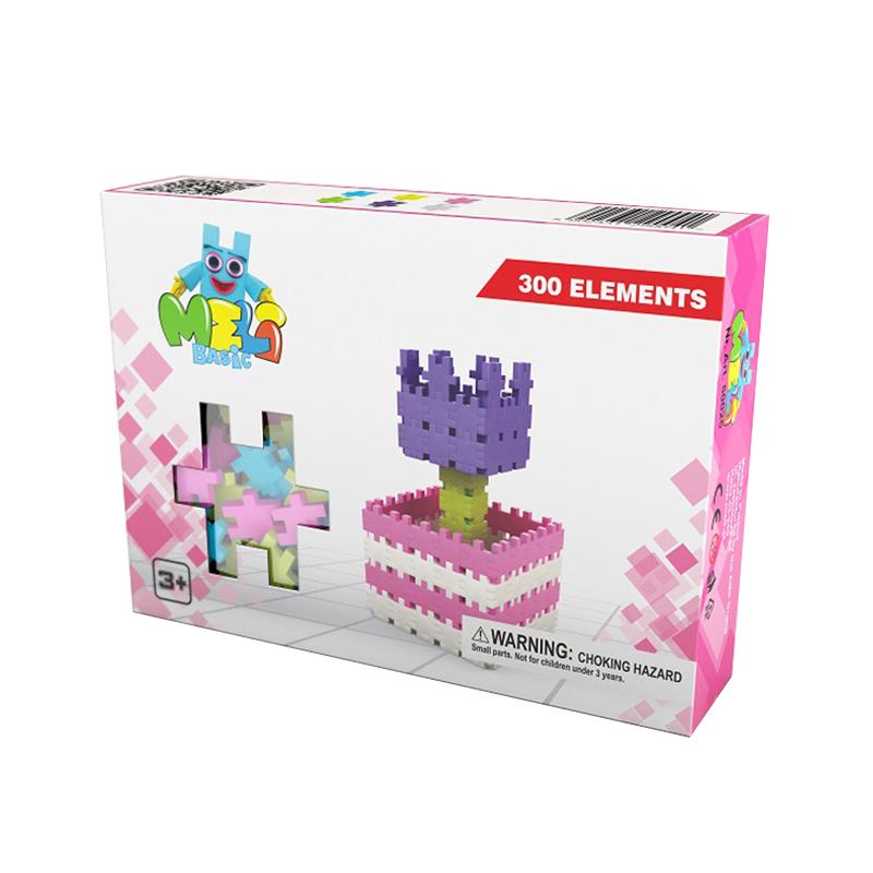 Set de constructie creativa Basic Girls 300 piese, Meli