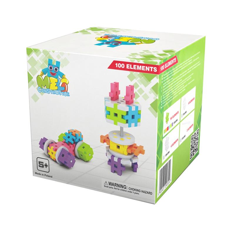 Set de constructie creativa Constructor 100 piese, Meli