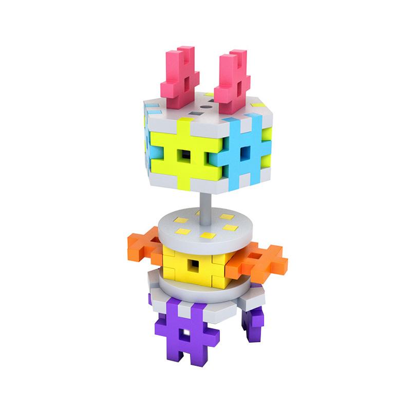 Set de constructie creativa Constructor 100 piese, Meli
