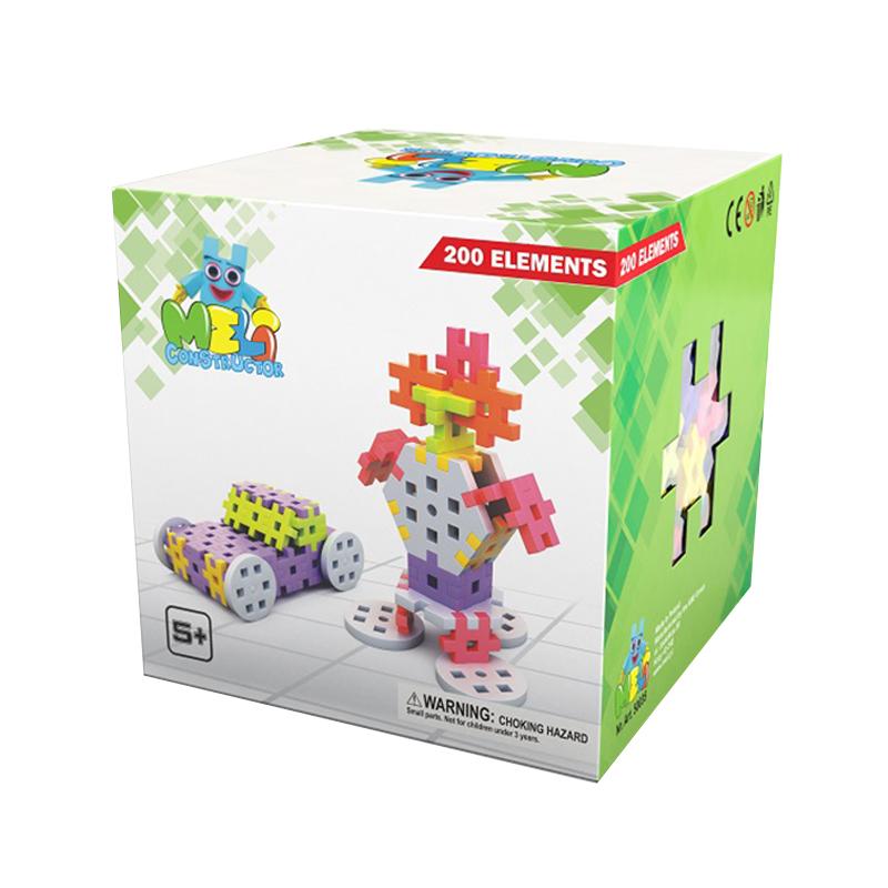 Set de constructie creativa Constructor 200 piese, Meli
