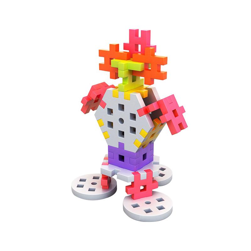 Set de constructie creativa Constructor 200 piese, Meli