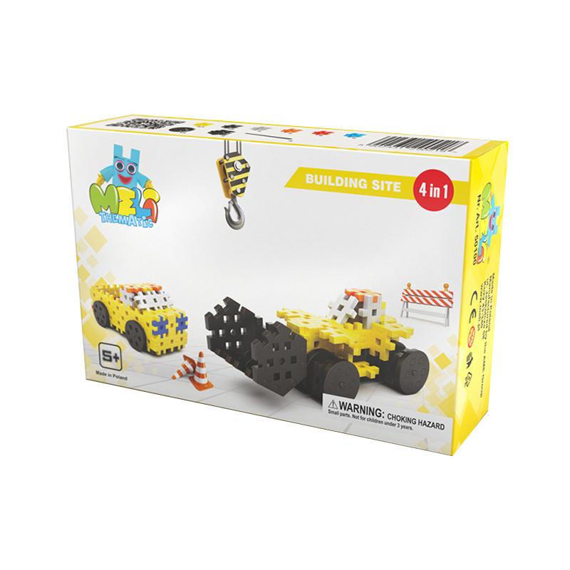Set creativ de constructie Pe Santier, 124 piese, Meli
