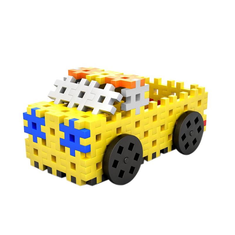 Set creativ de constructie Pe Santier, 124 piese, Meli