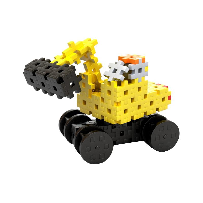 Set creativ de constructie Pe Santier, 124 piese, Meli