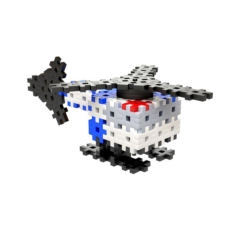 Set creativ de constructie Politia, 117 piese, Meli