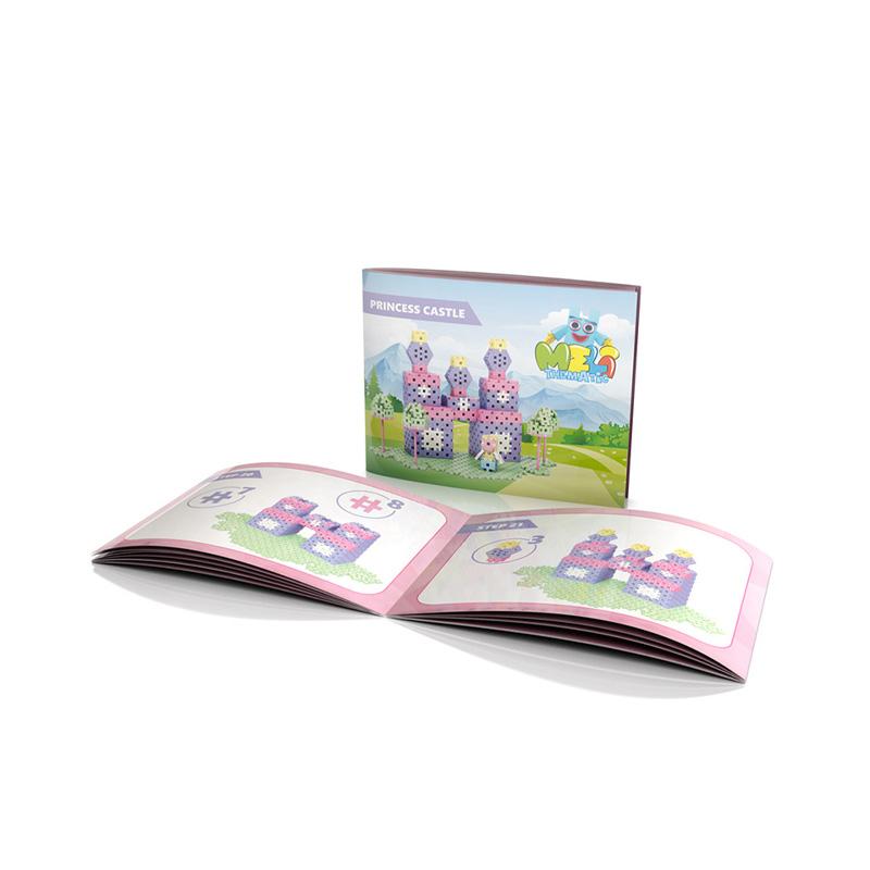 Set creativ de constructie Castelul Printesei, 434 piese, Meli