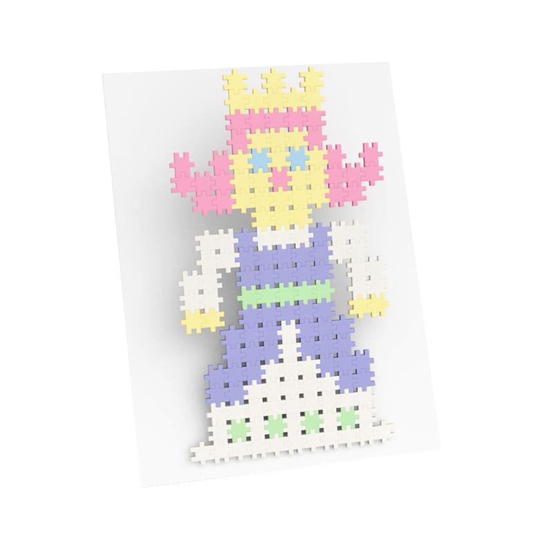 Set creativ de constructie, Minis Pastel 800 piese, Meli