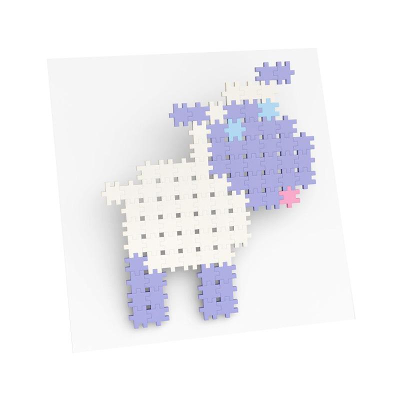 Set creativ de constructie, Minis Pastel 800 piese, Meli