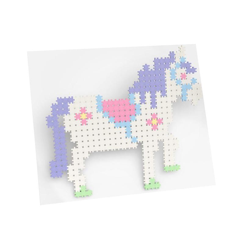 Set creativ de constructie, Minis Pastel 1200 piese, Meli