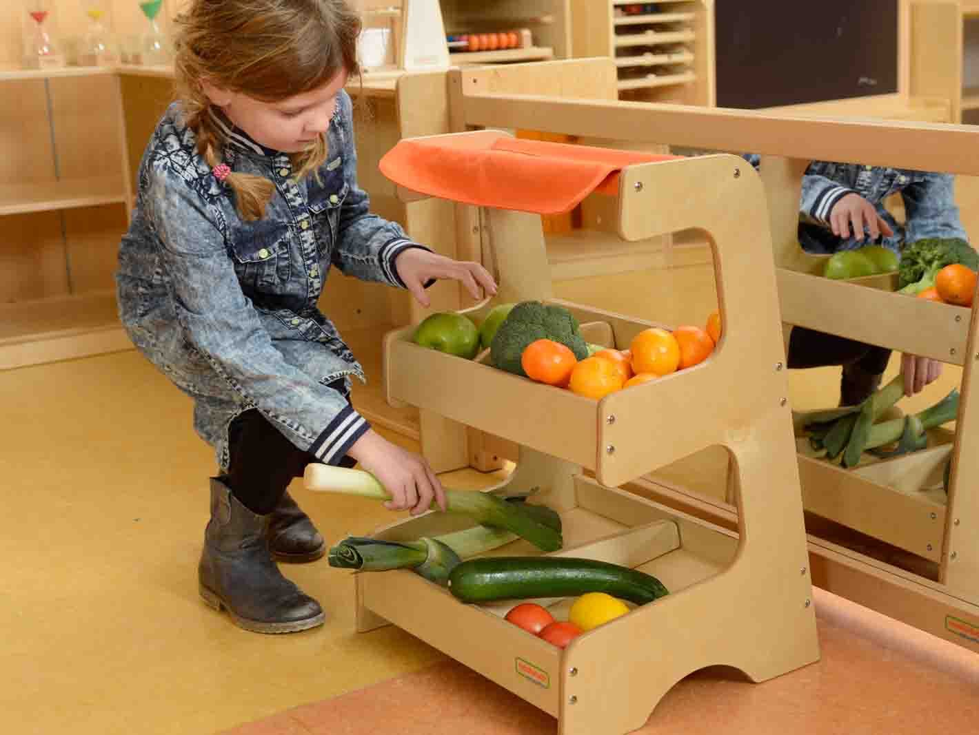 Raion magazin de jucarie, din lemn, +3 ani, Masterkidz