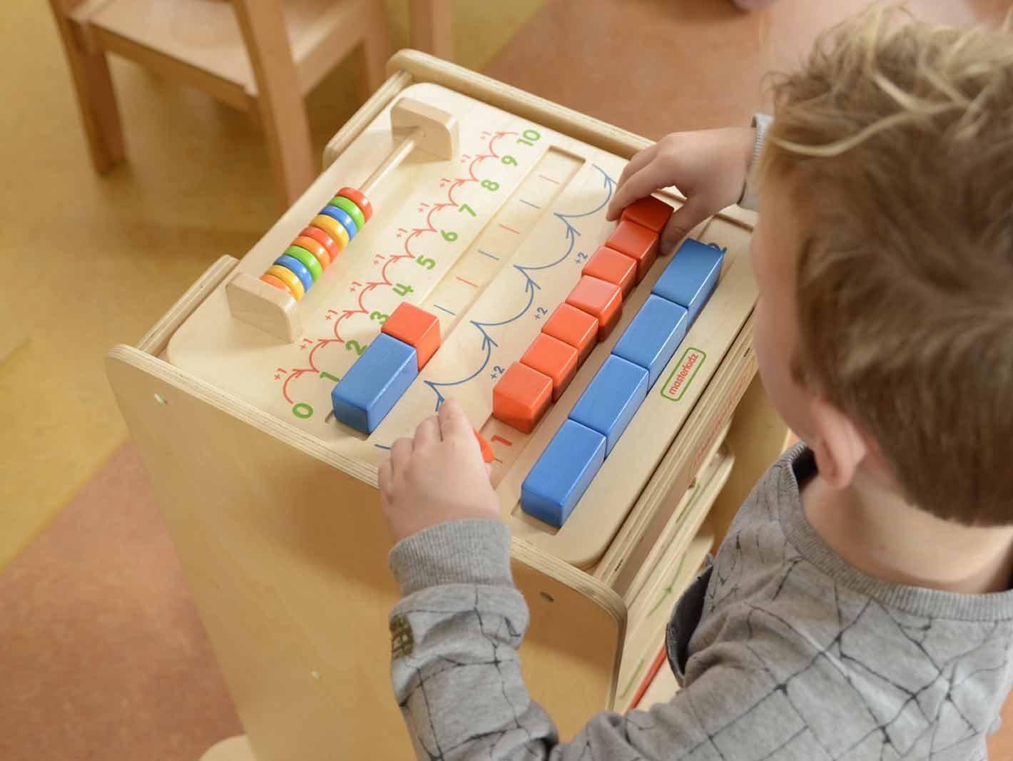 Joc de numarat Numere pare si impare, din lemn, +3 ani, Masterkidz