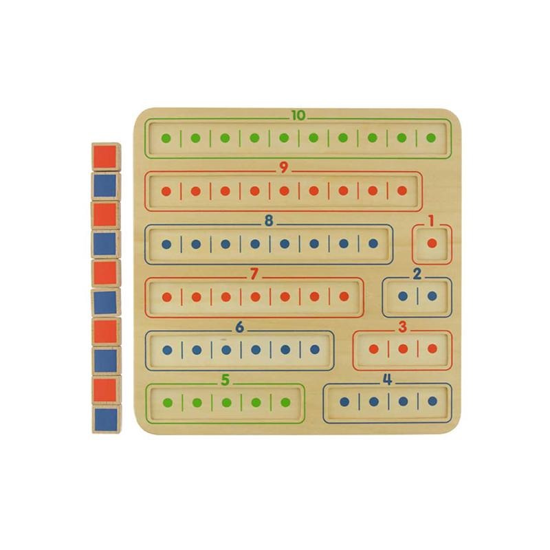 Joc de numarat si socotit, din lemn, +3 ani, Masterkidz