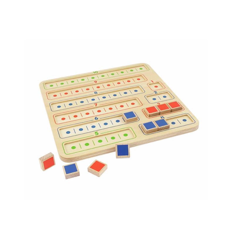 Joc de numarat si socotit, din lemn, +3 ani, Masterkidz