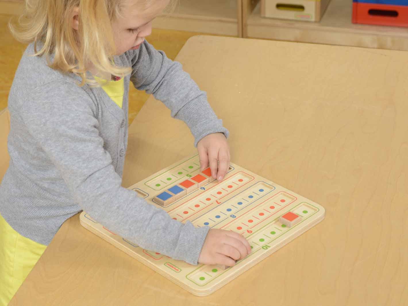 Joc de numarat si socotit, din lemn, +3 ani, Masterkidz
