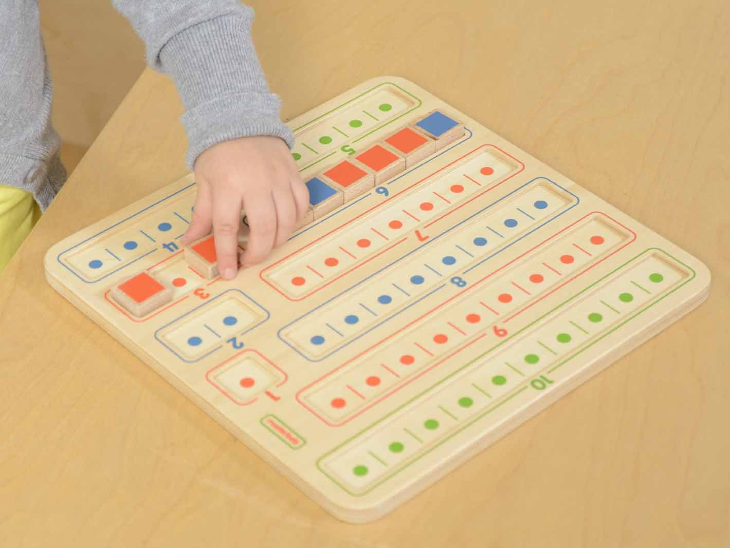 Joc de numarat si socotit, din lemn, +3 ani, Masterkidz