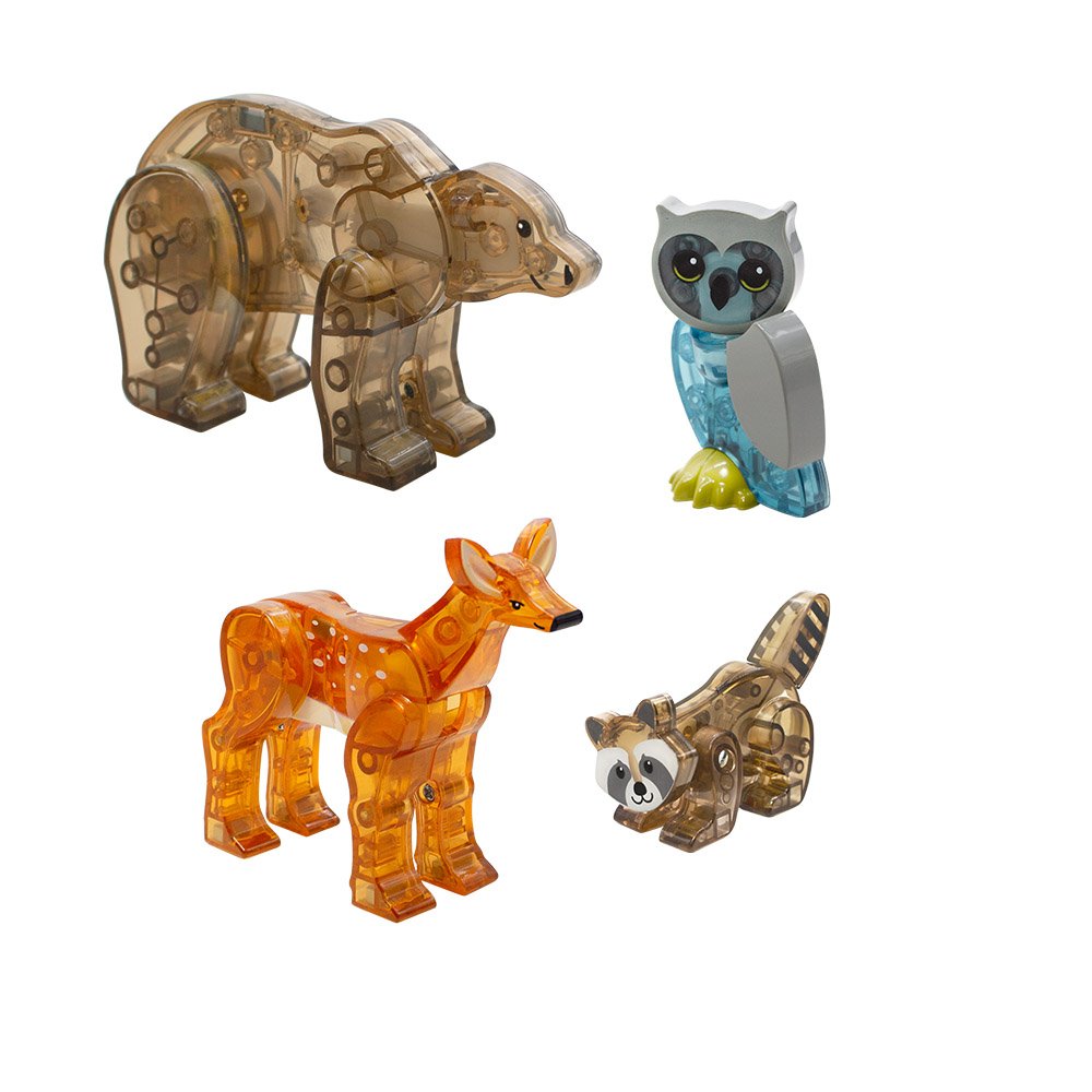Forest Animals, set magnetic, Magna-Tiles