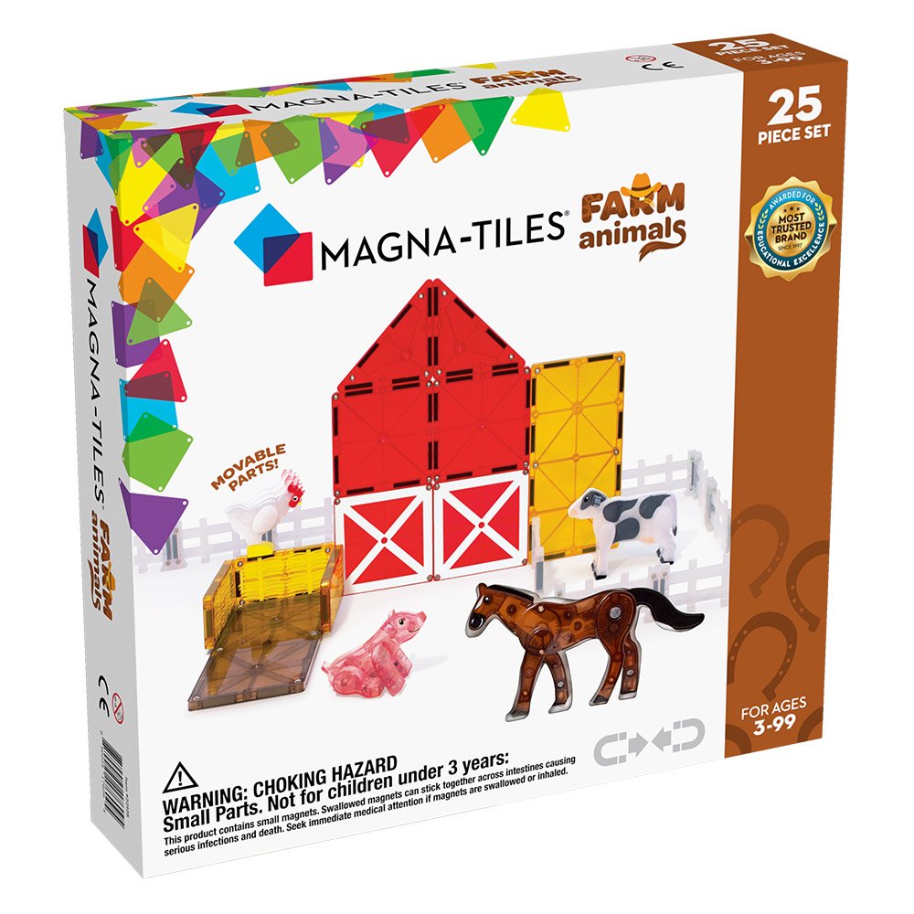 Farm Animals, set magnetic, Magna-Tiles