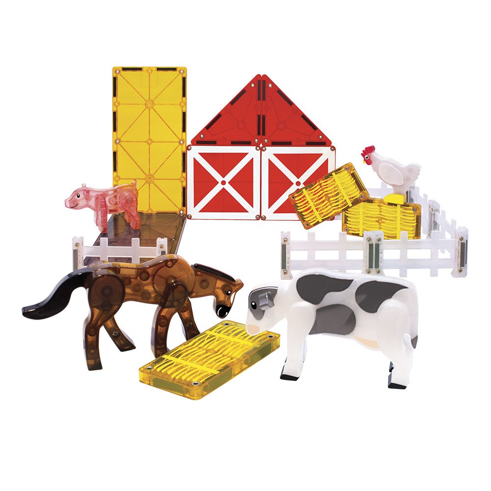 Farm Animals, set magnetic, Magna-Tiles