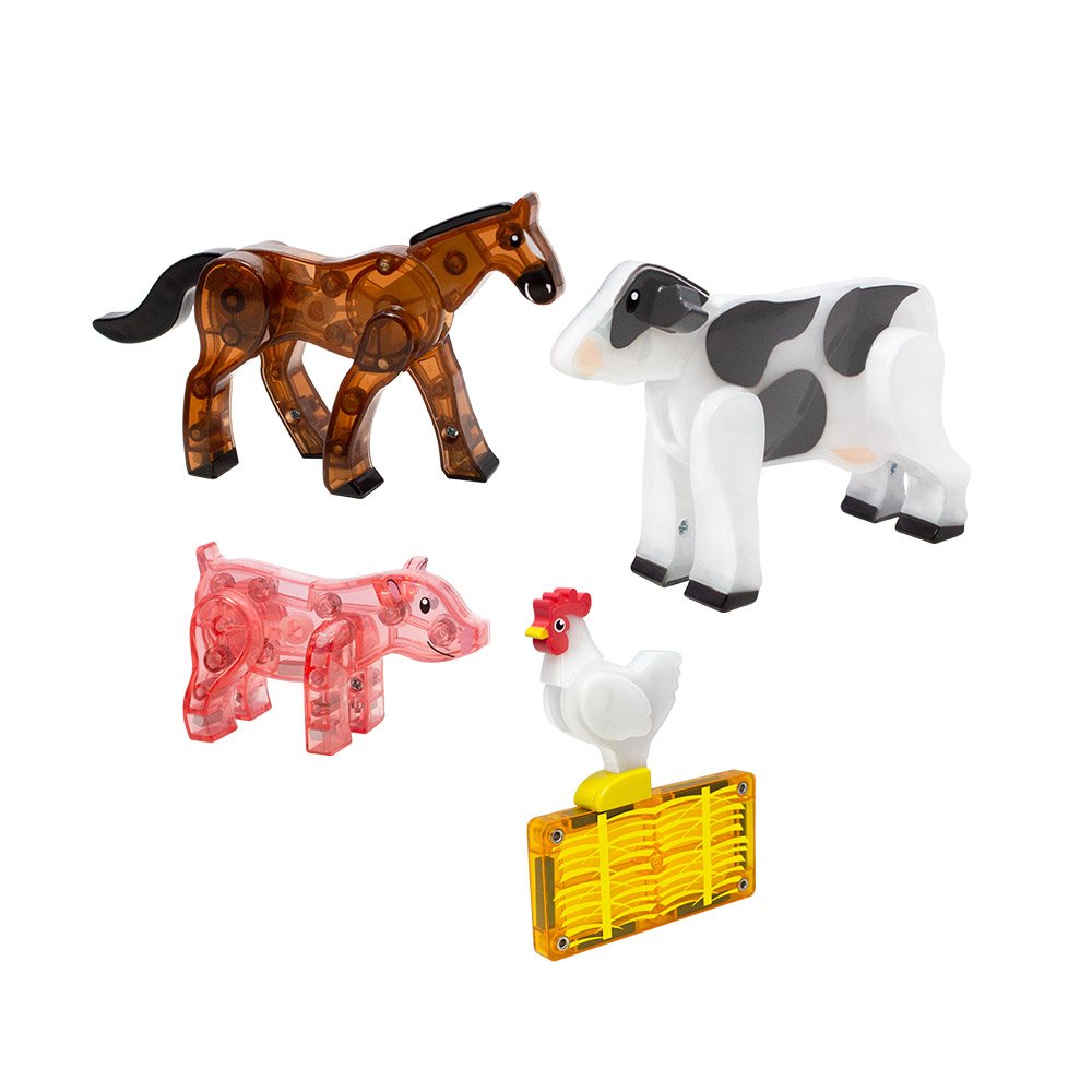 Farm Animals, set magnetic, Magna-Tiles