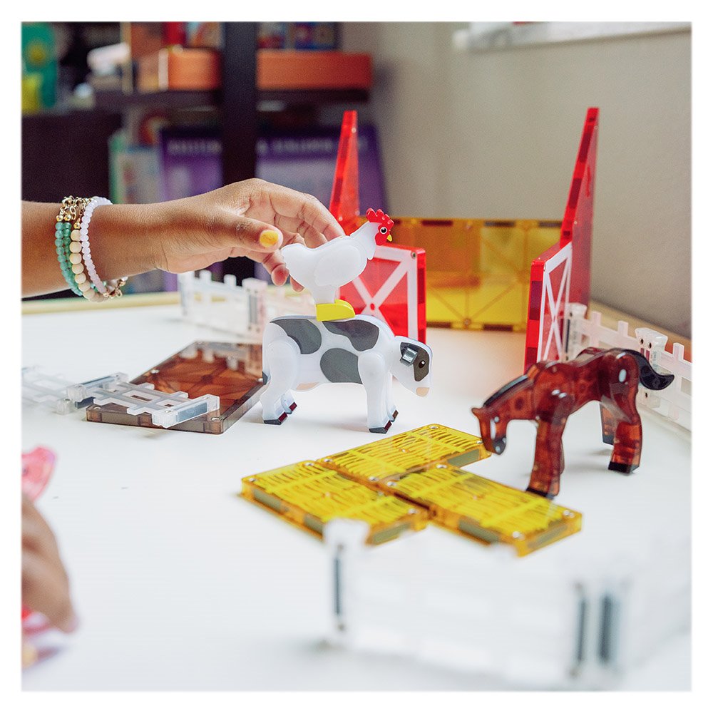 Farm Animals, set magnetic, Magna-Tiles