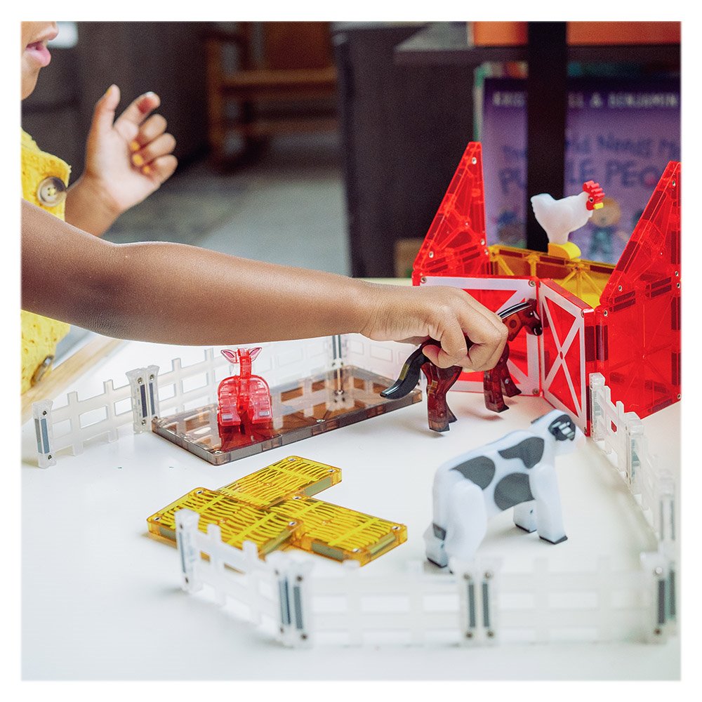 Farm Animals, set magnetic, Magna-Tiles