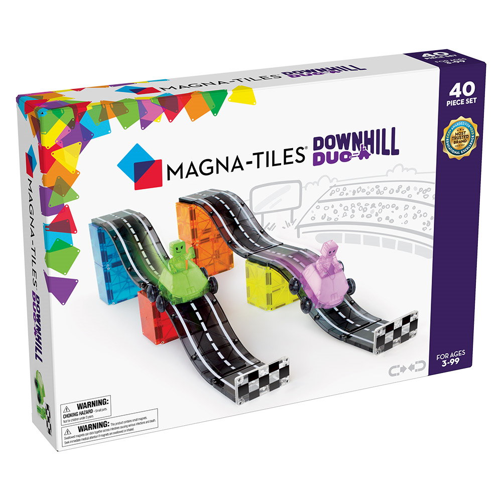 Downhill Duo, set magnetic 40 piese, Magna-Tiles