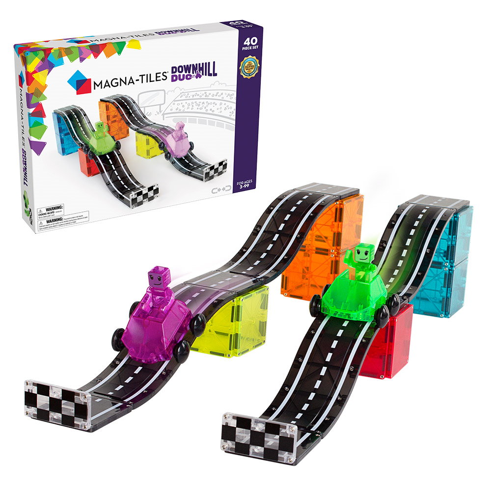 Downhill Duo, set magnetic 40 piese, Magna-Tiles