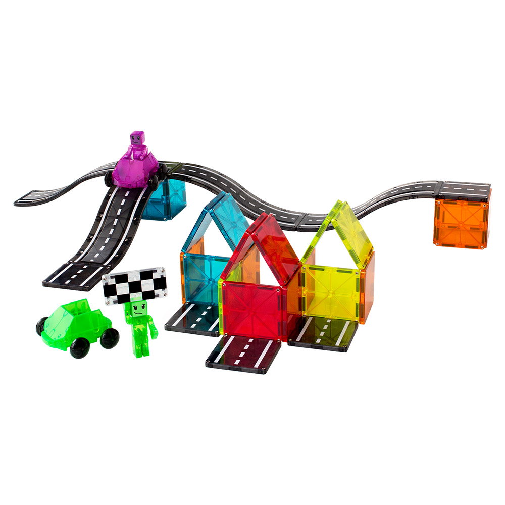 Downhill Duo, set magnetic 40 piese, Magna-Tiles