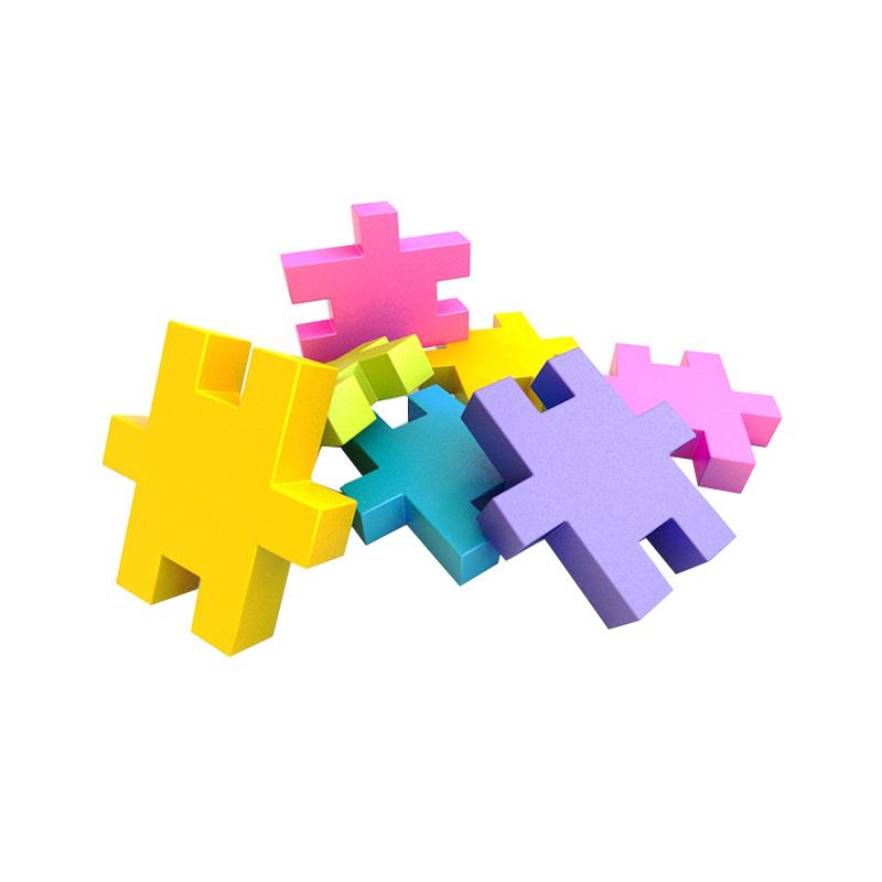 Set de constructie creativa Basic Edu 1200 piese, Meli