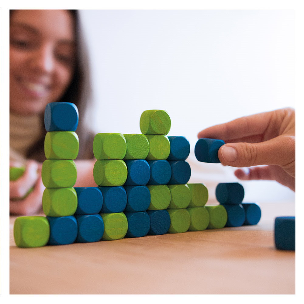 Connecting Cubes, joc de strategie din lemn, Milaniwood
