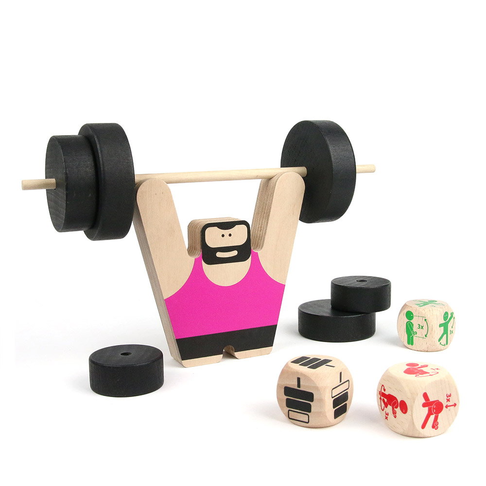 Woody Builder, joc de motricitate din lemn, Milaniwood