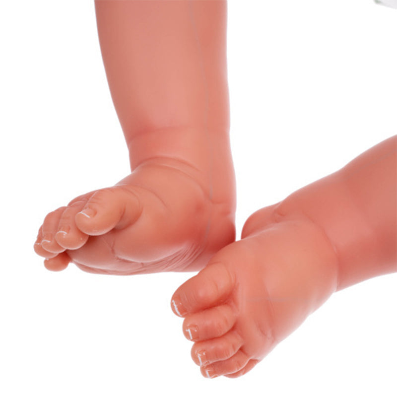 Papusa Primul meu Reborn Daniela cu paturica cu pisicute, alb-roz pal, Antonio Juan