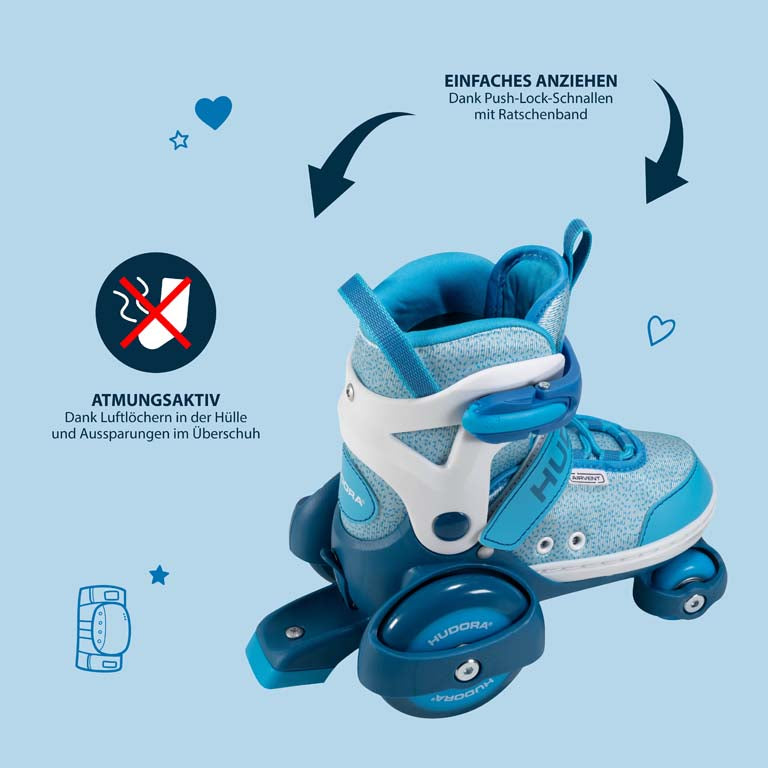 Patine Cu Rotile Role My First Quad, Marimi Reglabile 30 33