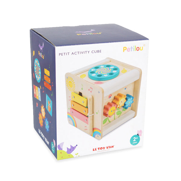 Cub cu activitati, din lemn, +2 ani, Le Toy Van