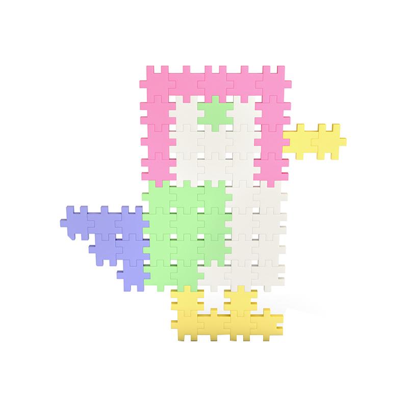 Set creativ de constructie, Minis Pastel 200 piese, Meli - Manute Creative