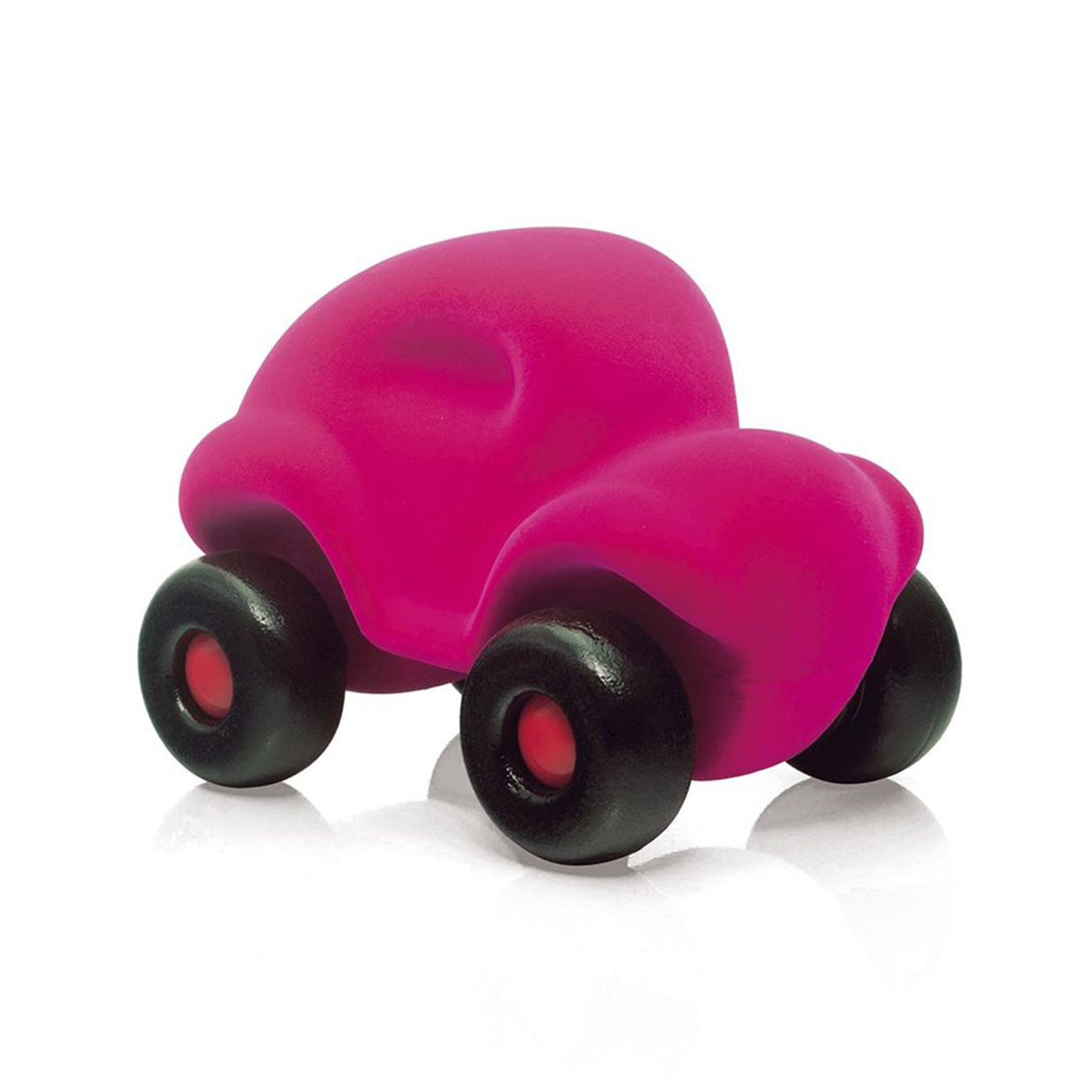 Set asortat de 8 mini vehicule cauciuc natural, 10 cm, Rubbabu