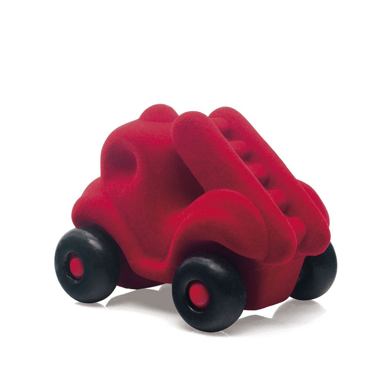 Set asortat de 8 mini vehicule cauciuc natural, 10 cm, Rubbabu