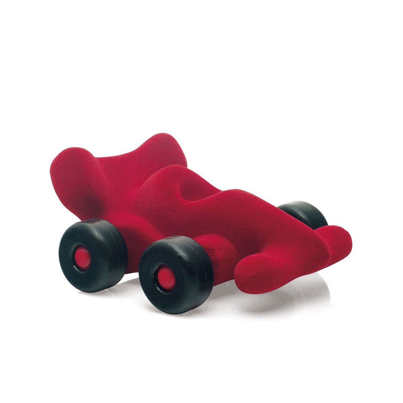 Set asortat de 8 mini vehicule cauciuc natural, 10 cm, Rubbabu