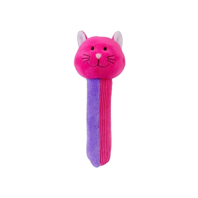 Jucarie plus bebe zornaitoare Squeakaboo Pisica, 0 ani+, Fiesta - Manute Creative