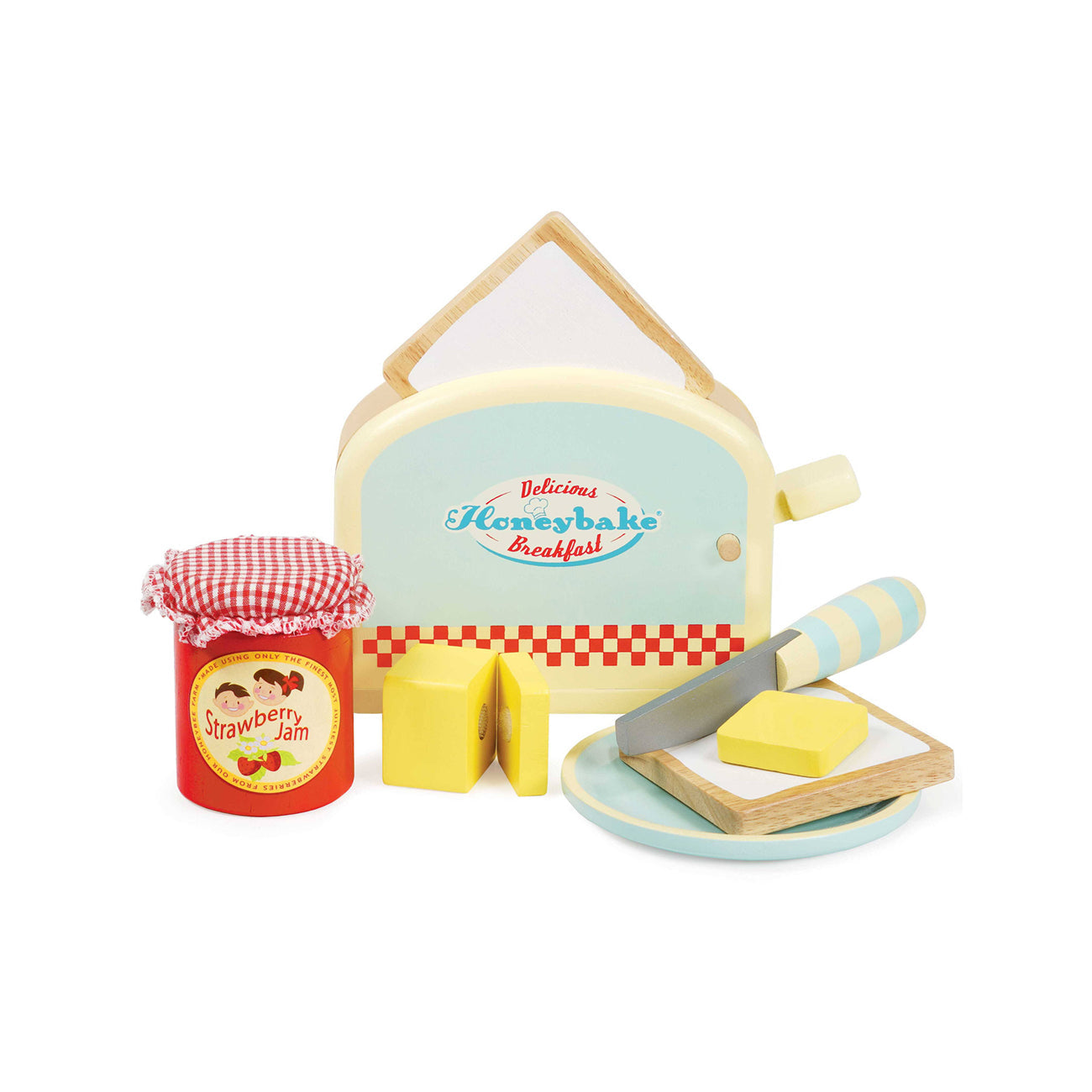 Set Toaster, din lemn, +3 ani, Le Toy Van